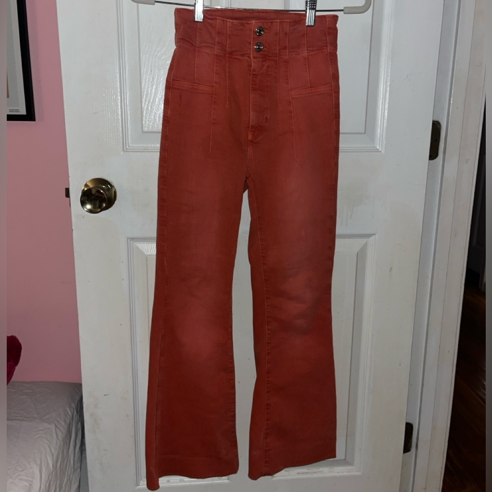 Coral Messa Jayde Free People Bell Bottom jeans - Picture 3 of 4